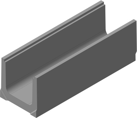 Лотки бетонные Л1-7 вибропрессованный  Лотки бетонные Л1-7 вибропрессованный