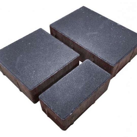 Плитка тротуарная брусчатка "Провинция" Провинция черная двухслойная
