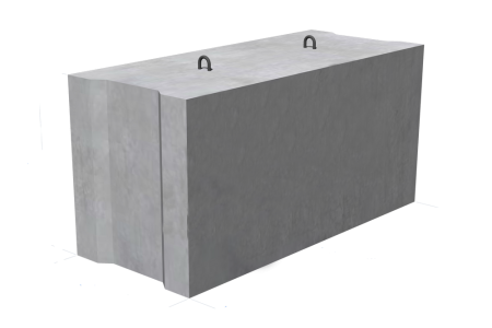 Блоки бетонные для стен подвалов ФБС, ФБС 12.5.6-Т